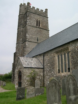 The Church of All Saints in the village of Langtree.