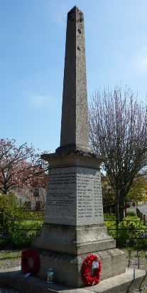 The war memorial in Kenton. 