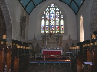 An interior picture of St Michael and All Angels in Great Torrington.